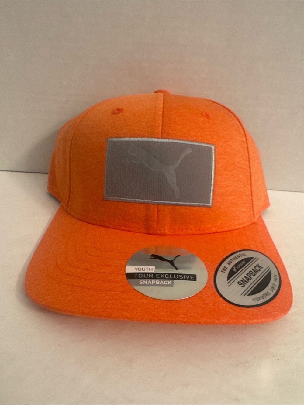 Puma Golf Tour Utility Snapback Hat Cap Orange Youth Brand New NWT